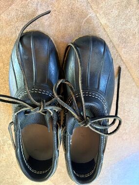 LL Bean rubber moc boots